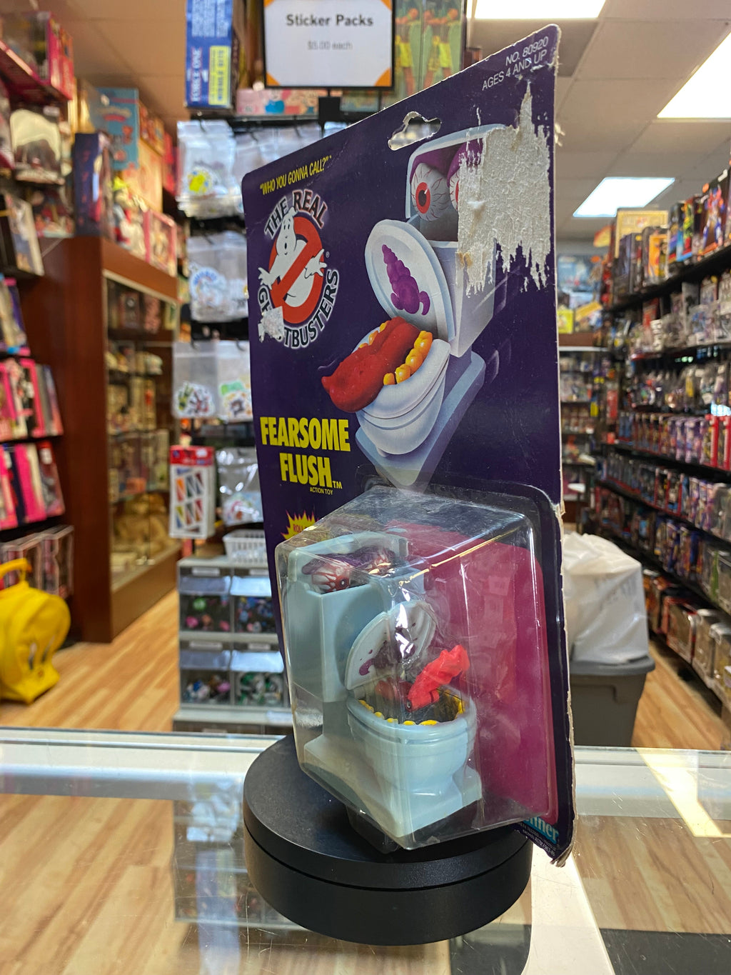 Fearsome Flush (Vintage Ghostbusters, Kenner) SEALED product image 4, provided for visual reference and product detail review