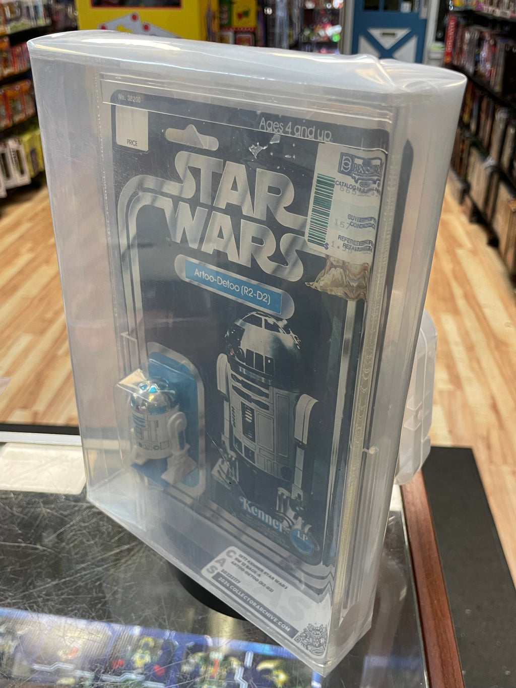 R2-D2 Artoo Detoo 12A Back (Vintage Star Wars, Kenner) GRADED product image 8, provided for visual reference and product