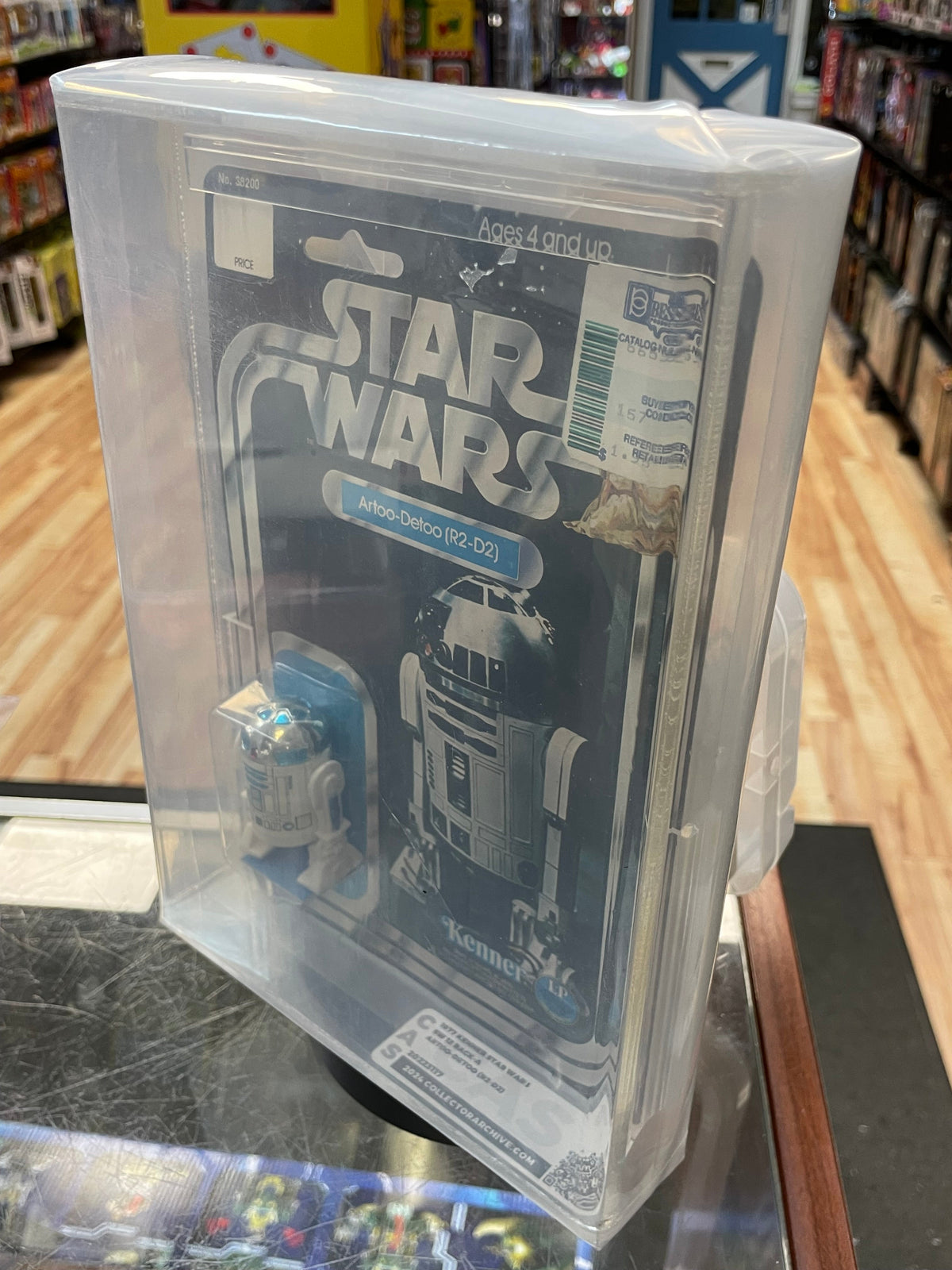 R2-D2 Artoo Detoo 12A Back (Vintage Star Wars, Kenner) GRADED product image 8, provided for visual reference and product