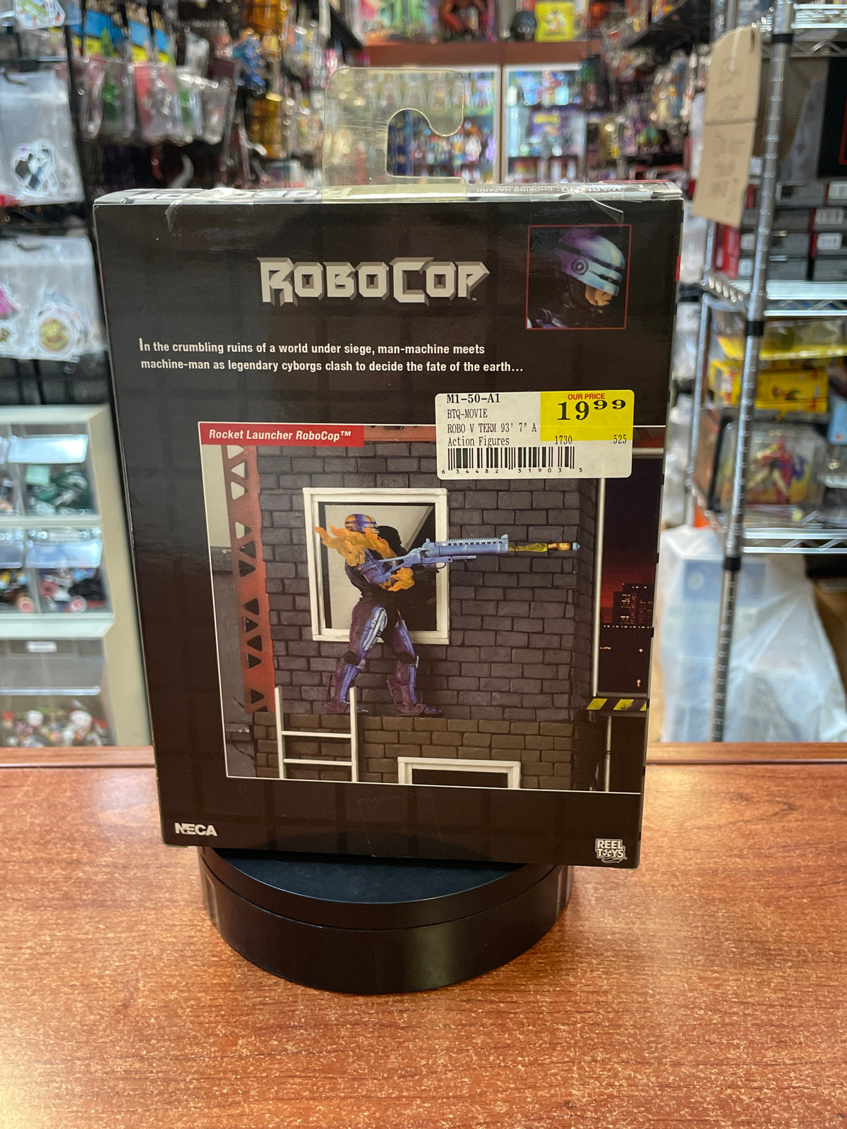 Rocket Launcher Robocop (Robocop, NECA) SEALED product image 4, provided for visual reference and product detail review