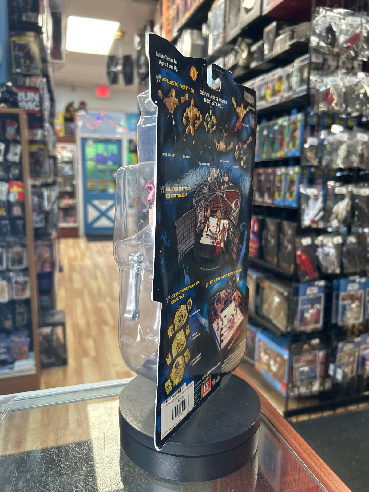 Burgundy Rey Mysterio -Ruthless Aggression- (Vintage WWE, Jakks) **SEALED** product image 4, provided for visual reference