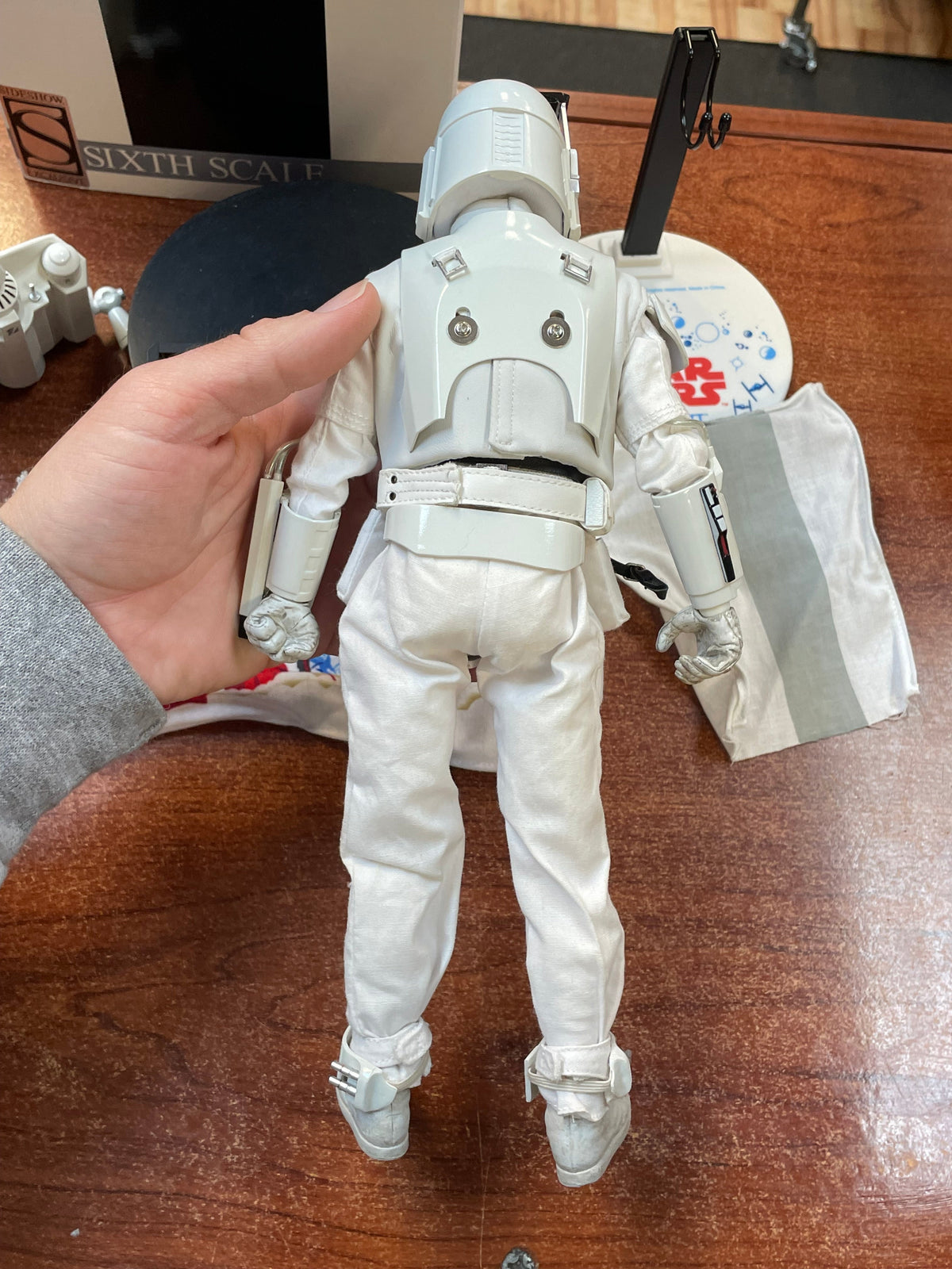 Boba Fett Prototype Armor (Star Wars, Sideshow) COMPLETE product image 7, provided for visual reference and product detail