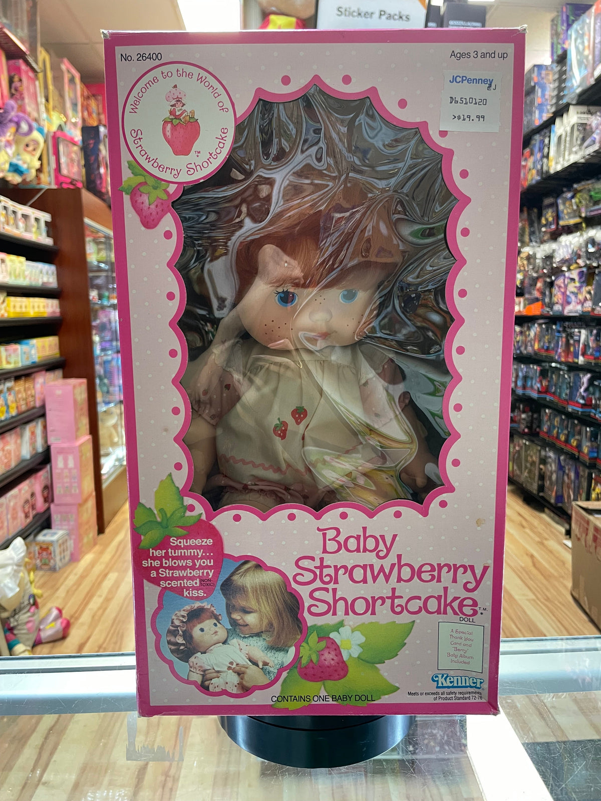 Strawberry Shortcake Baby Doll (Vintage Strawberry Shortcake, Kenner) **Open Box** product image 2, provided for visual