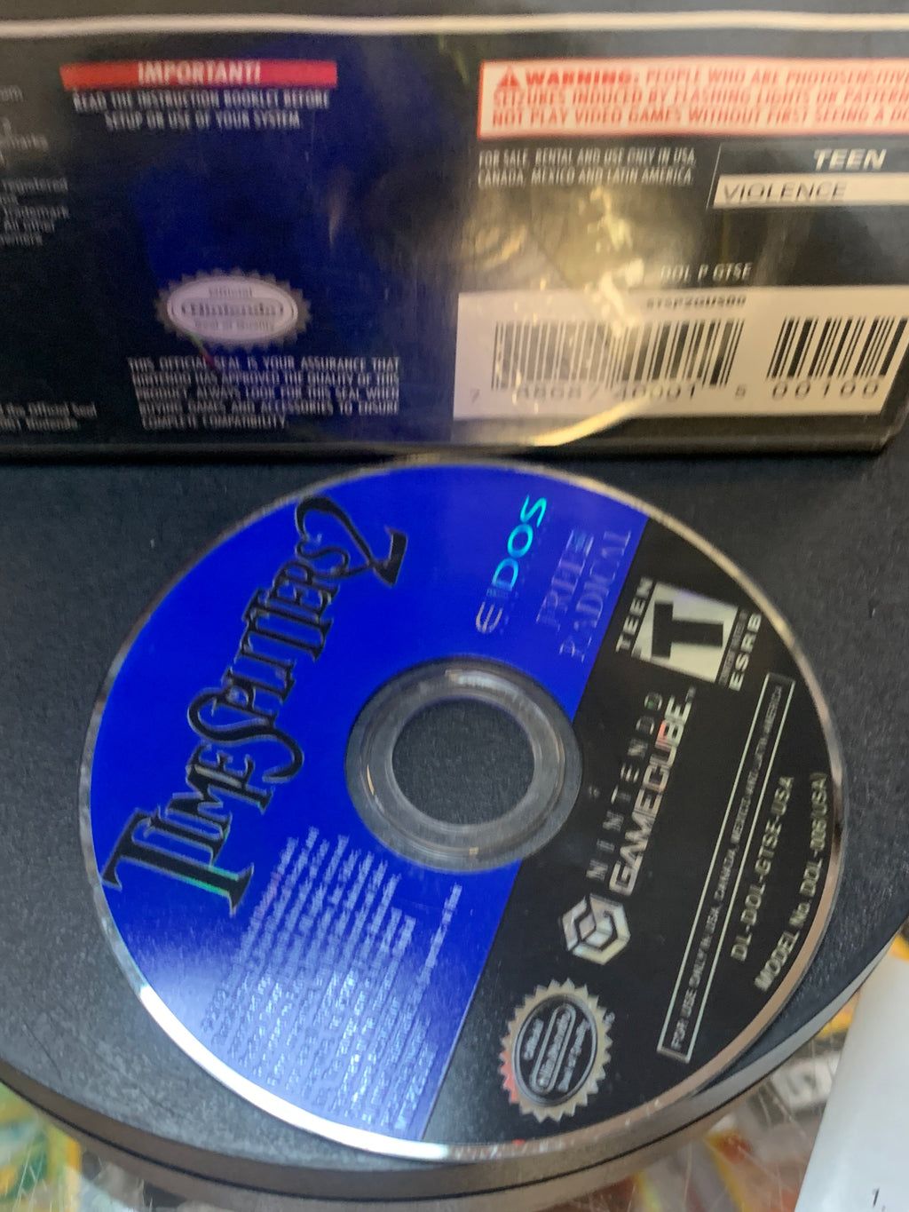 Time Splitters 2 (Nintendo Gamecube, Video Game)**TESTED** product image 3, provided for visual reference and product detail