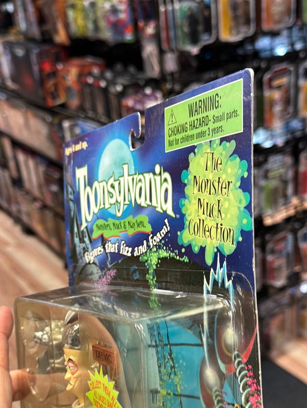 Brain Booster Dr Vic (Vintage Toonsylvania, Toy Island) SEALED product image 14, provided for visual reference and product
