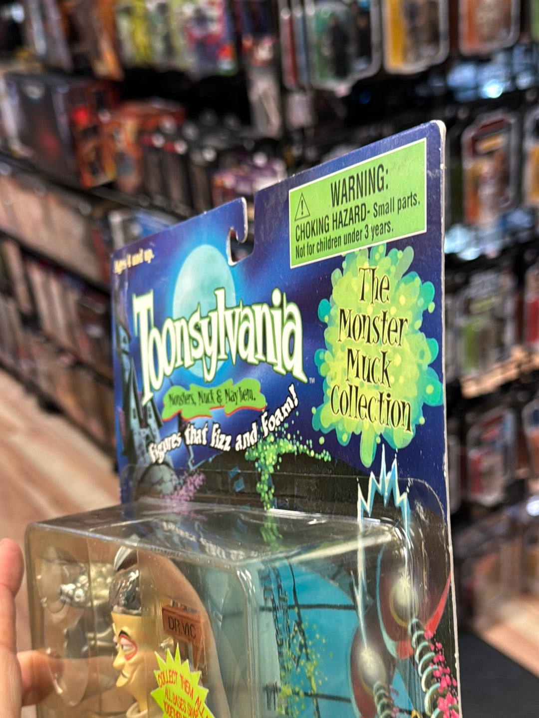 Brain Booster Dr Vic (Vintage Toonsylvania, Toy Island) SEALED product image 14, provided for visual reference and product
