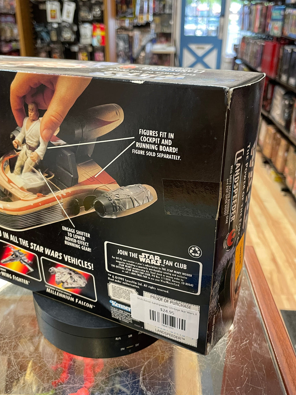 Shift Action Landspeeder (Vintage Star Wars, Power of the Force) **SEALED** product image 13, provided for visual reference