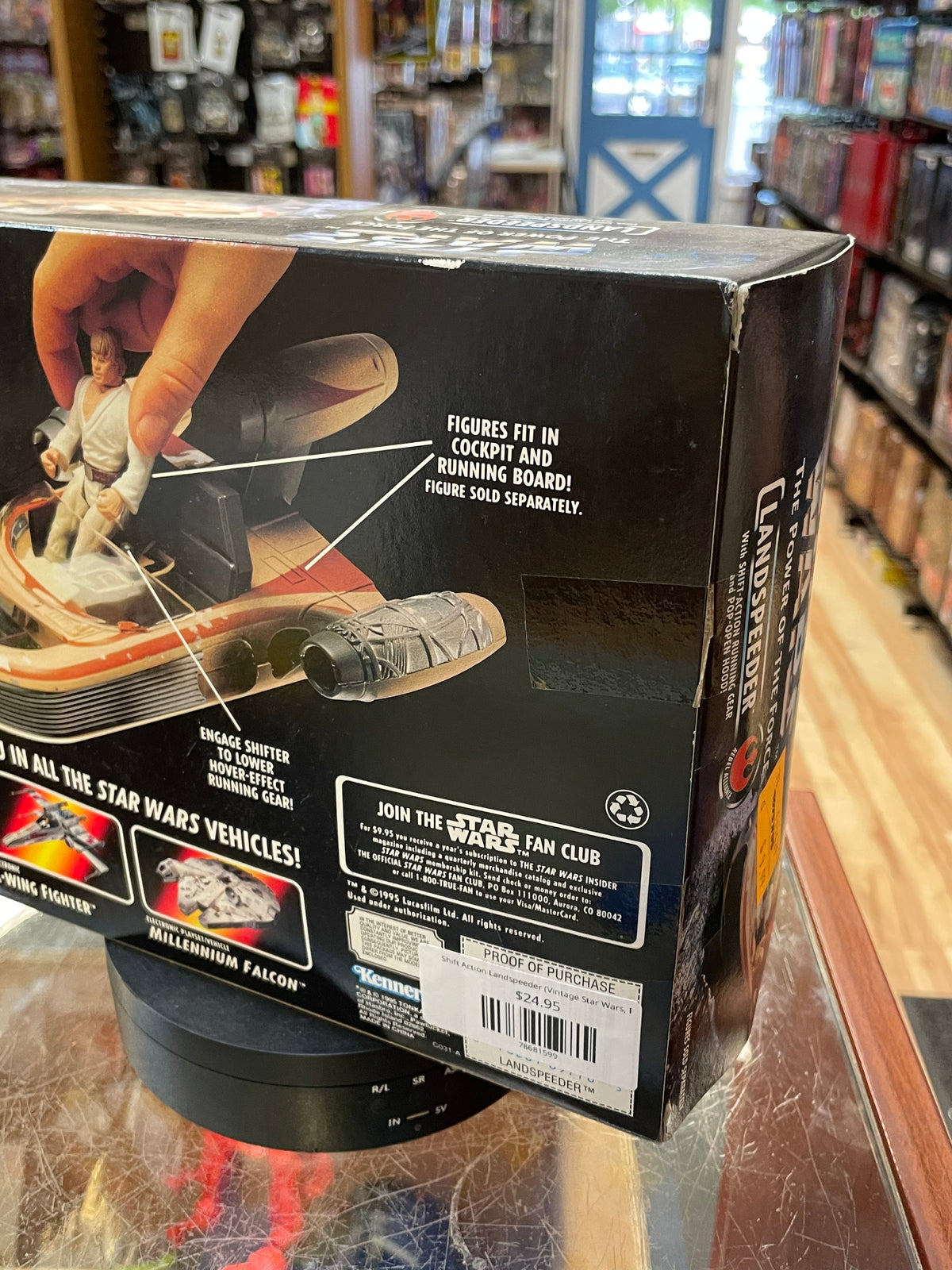 Shift Action Landspeeder (Vintage Star Wars, Power of the Force) **SEALED** product image 13, provided for visual reference