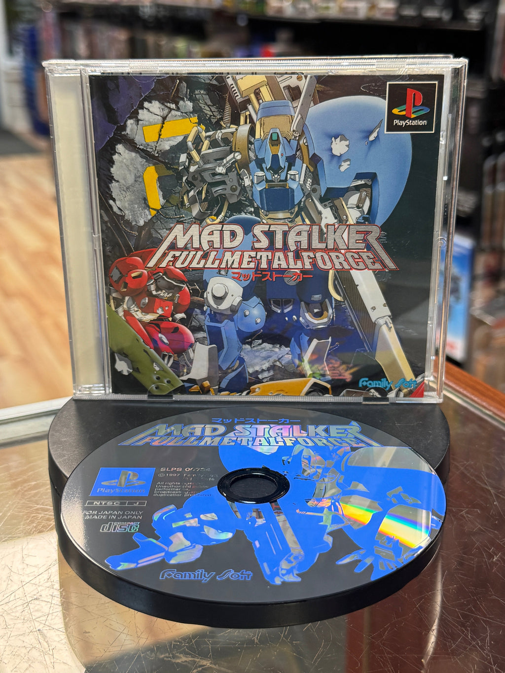 Madstalker Full Metal Force Japanese (Sony Playstation PS1, Video Game) * product image 1, provided for visual reference and