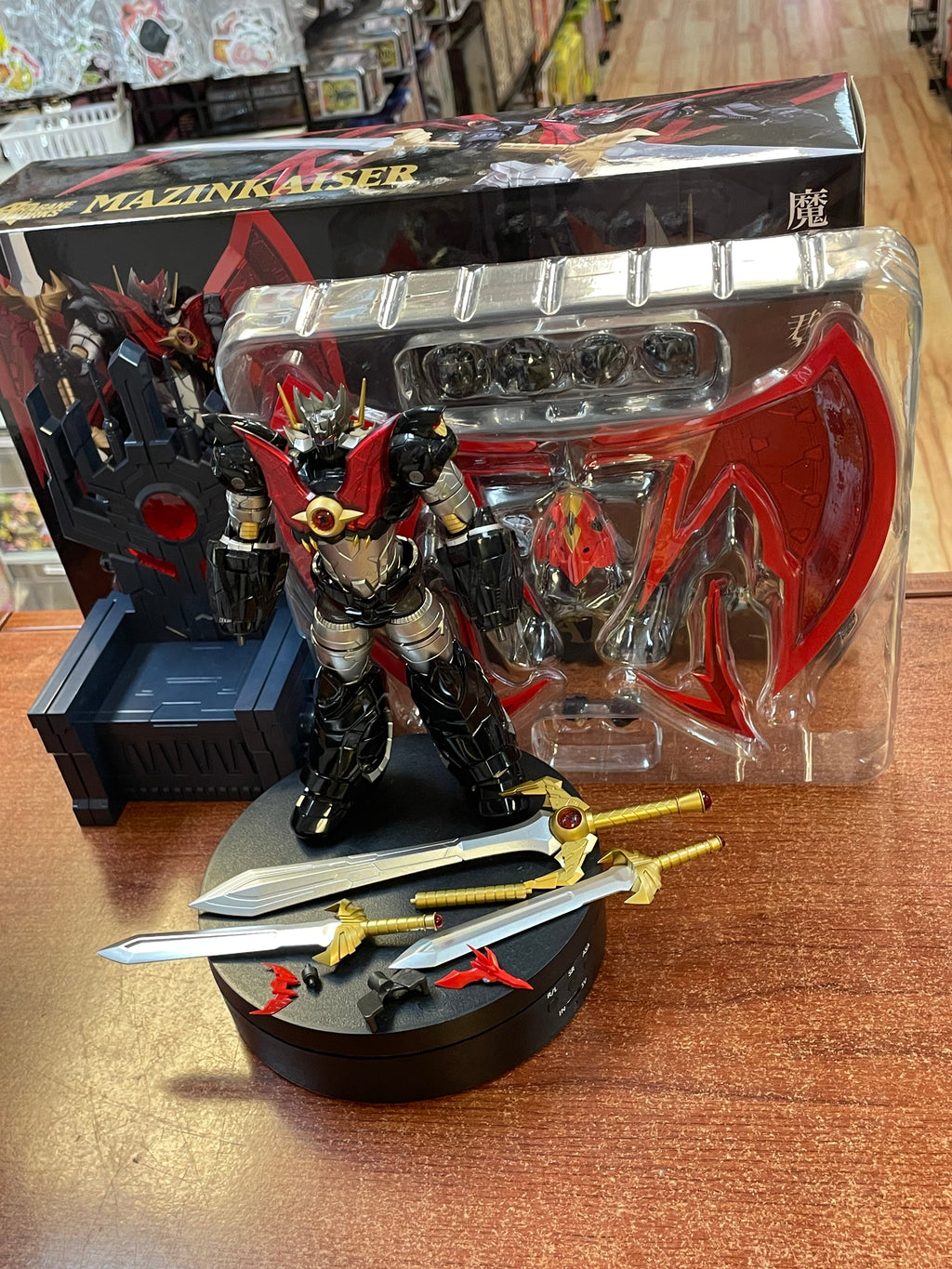 Mazinkaizer With Throne (Goodsmile Company Hagane Works, Sentinel) OPEN BOX product image 2, provided for visual reference