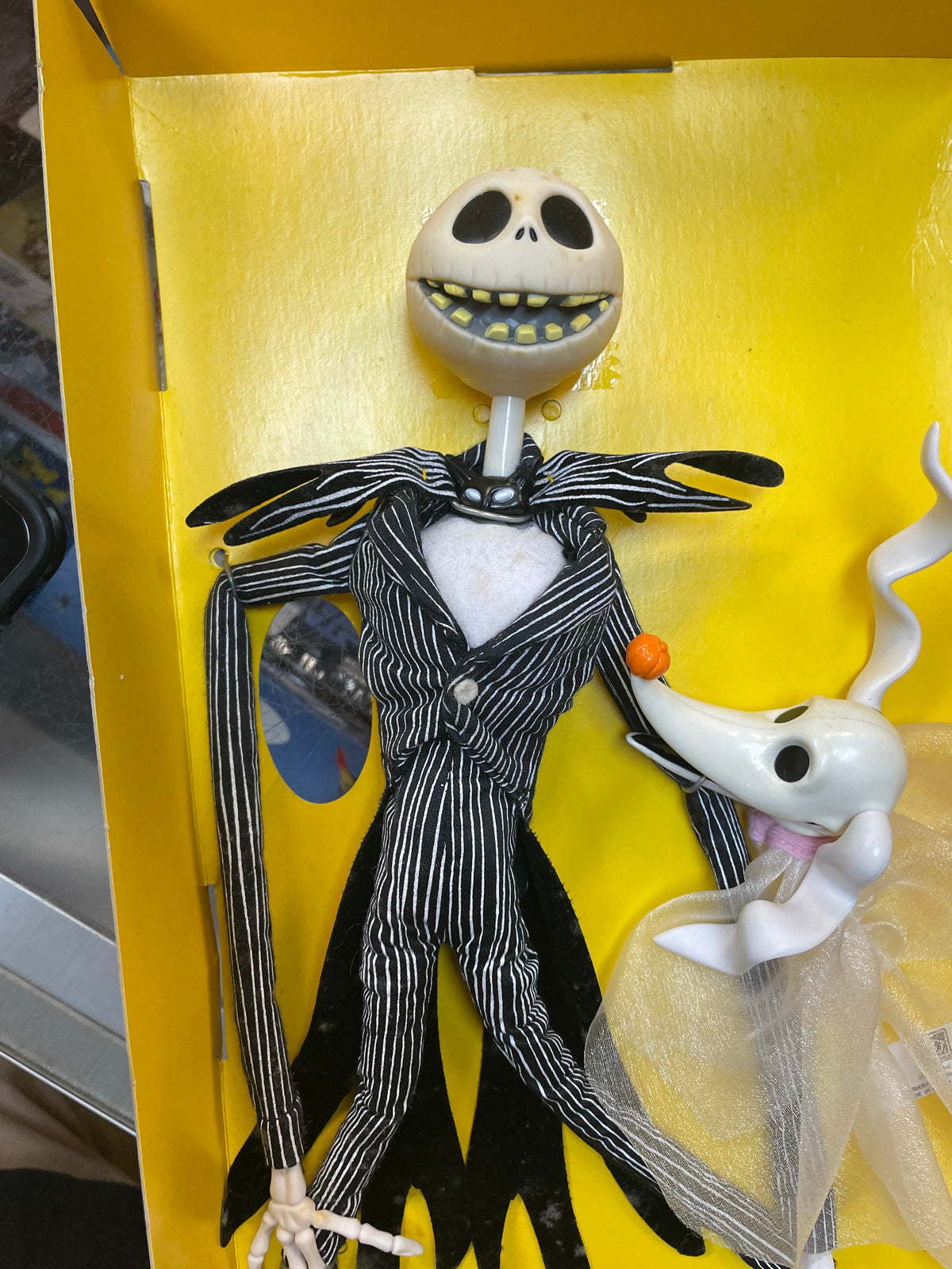 Talking Jack Skellington with Zero (Vintage Nightmare Before Christmas, Hasbro) **SEALED** (Copy) product image 10, provided