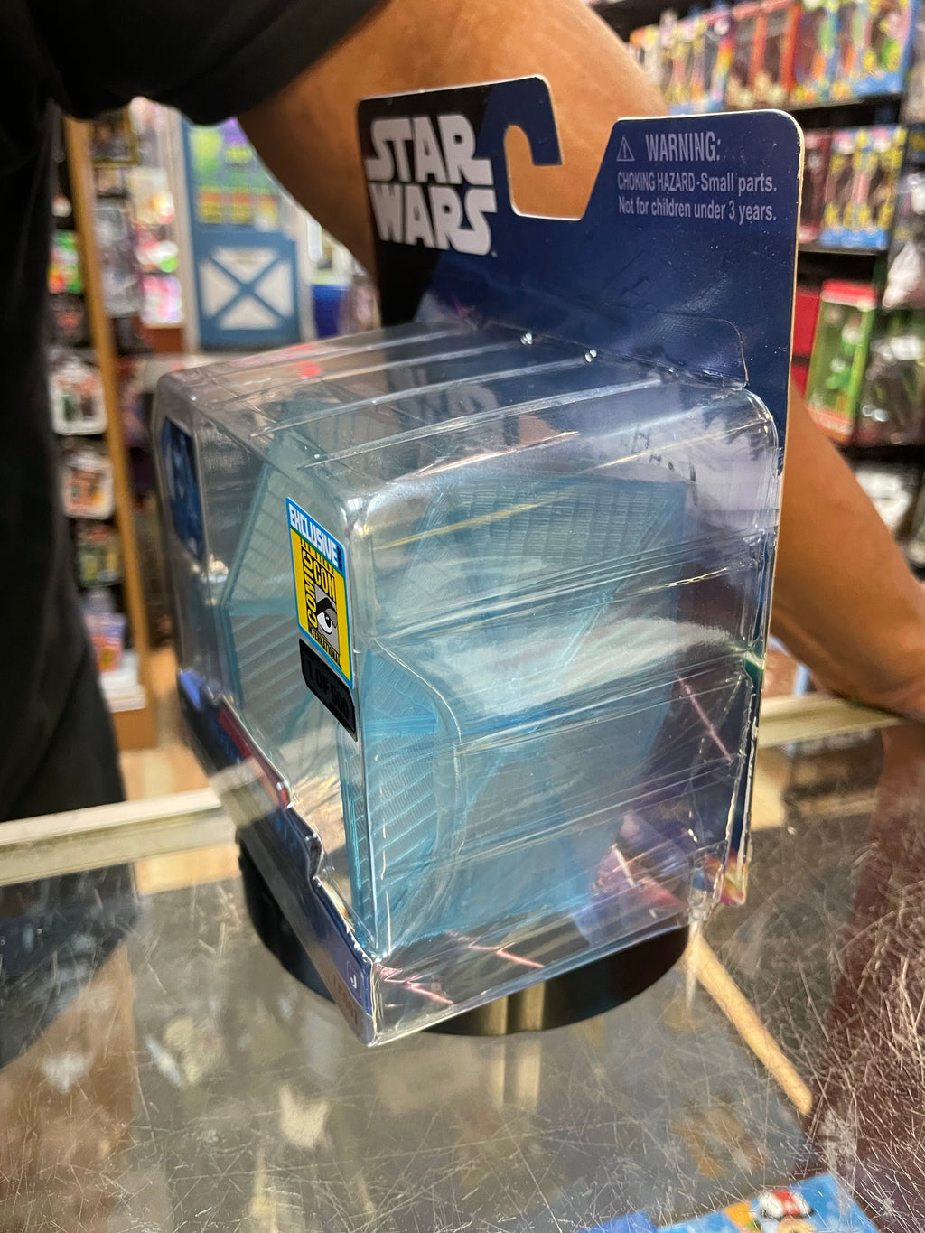 Tie Fighter LE001 -SDCC Exclusive 1/500- (Star Wars Micro Galaxy Squadron, Jazwares) **OPEN** product image 4, provided for
