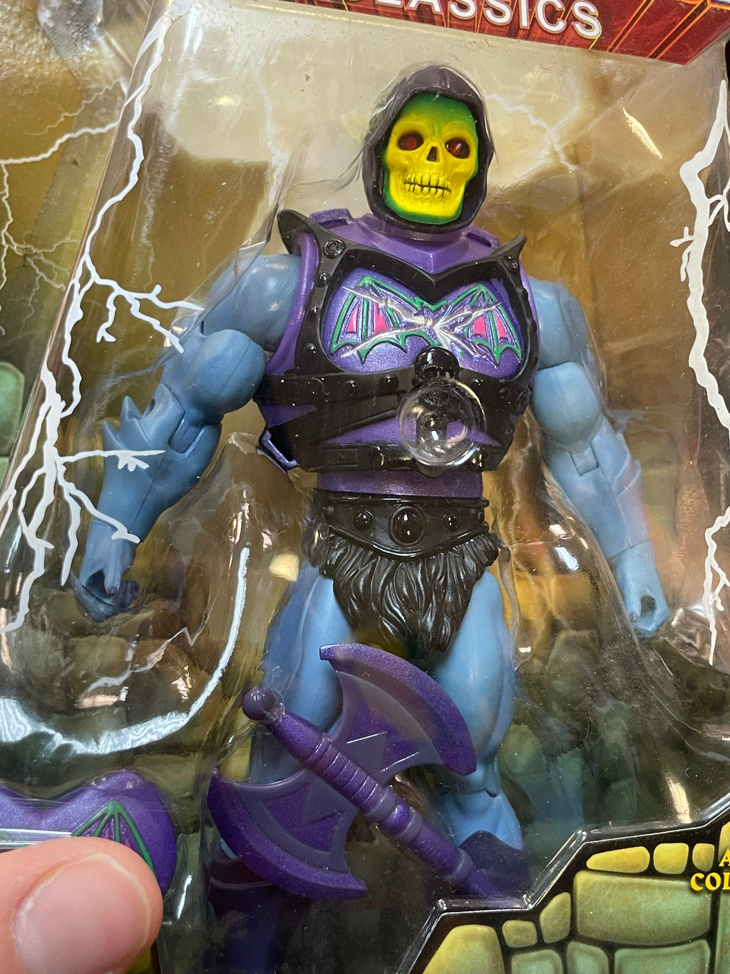 Battle Armor Skeletor (MOTU Classics, Mattel) **SEALED** product image 4, provided for visual reference and product detail