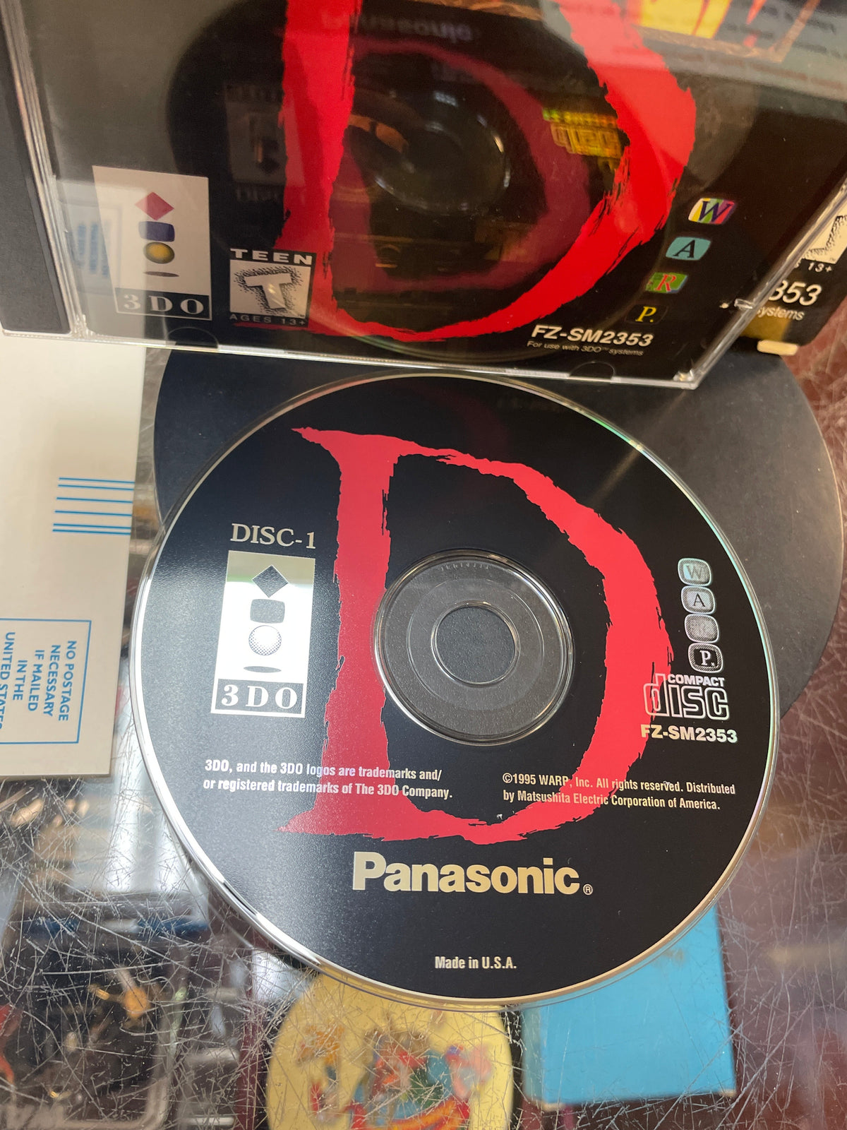 D 2Disc -Long Box- (Panasonic 3DO, Vintage Video Games) **COMPLETE** product image 2, provided for visual reference and