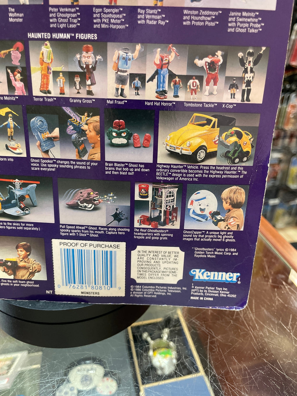 The WolfMan Monster (Vintage Ghostbusters, Kenner) **SEALED** product image 7, provided for visual reference and product