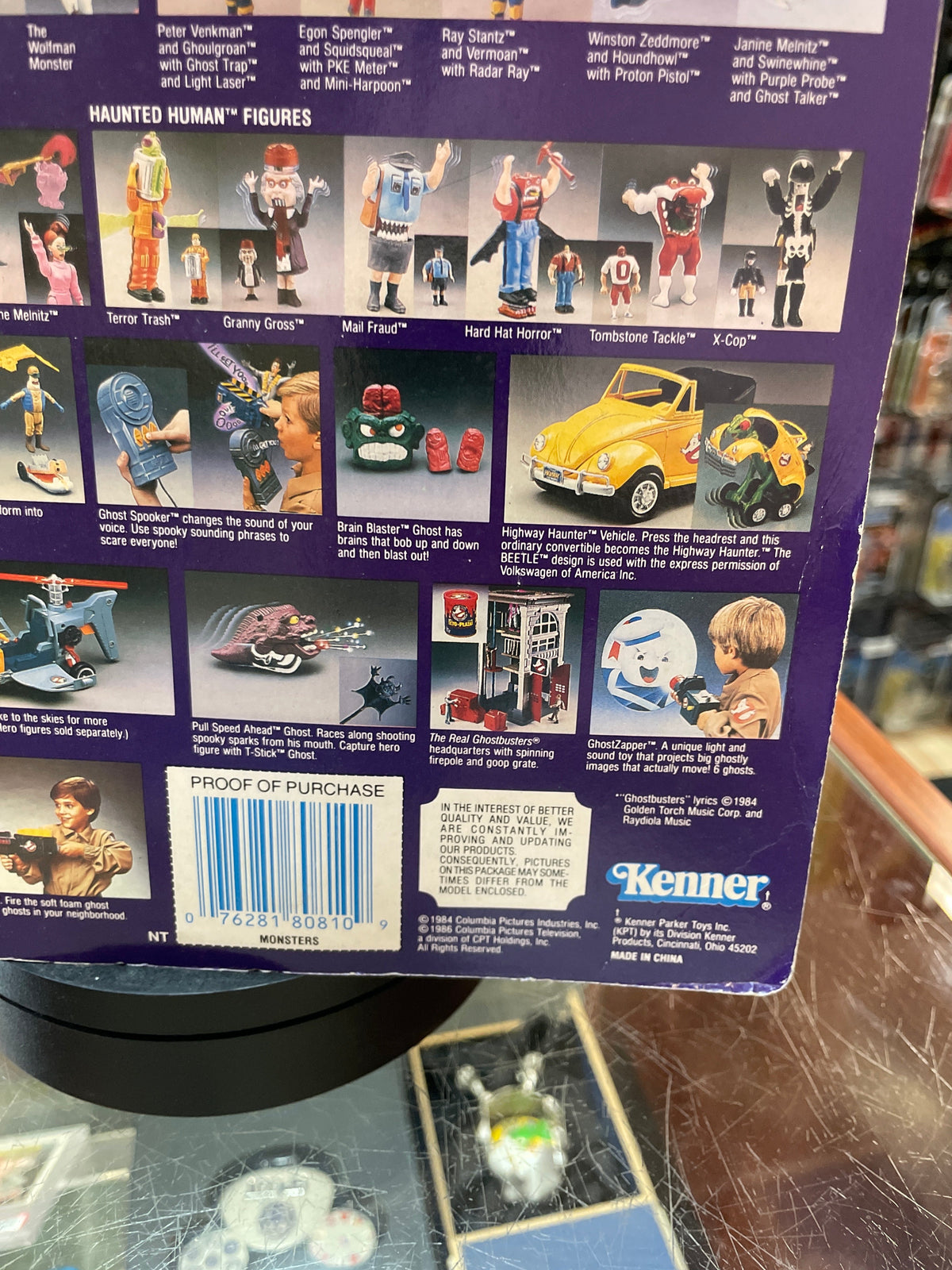 The WolfMan Monster (Vintage Ghostbusters, Kenner) **SEALED** product image 7, provided for visual reference and product
