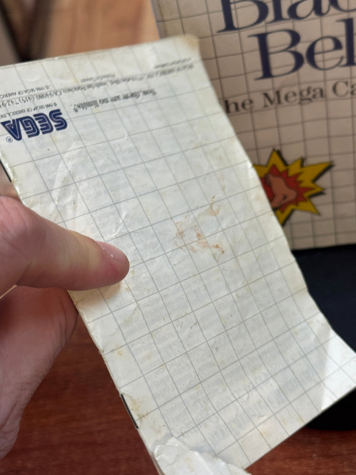 Black Belt with Box & Manual (Vintage Sega Master System, Video Game) product image 10, provided for visual reference and