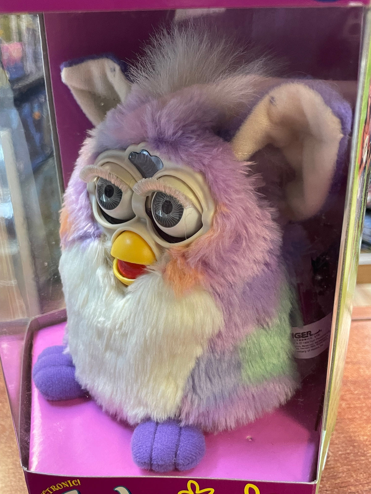 Pastel Tie Die -Blue Eyes- (Vintage Furby, Tiger Electronics) **NEW** product image 5, provided for visual reference and