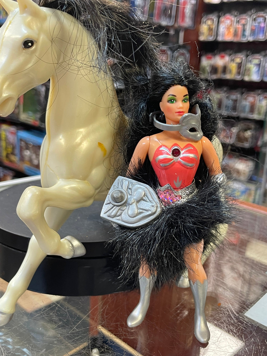 Catra with Storm (Vintage She-Ra, Mattel) Loose product image 2, provided for visual reference and product detail review