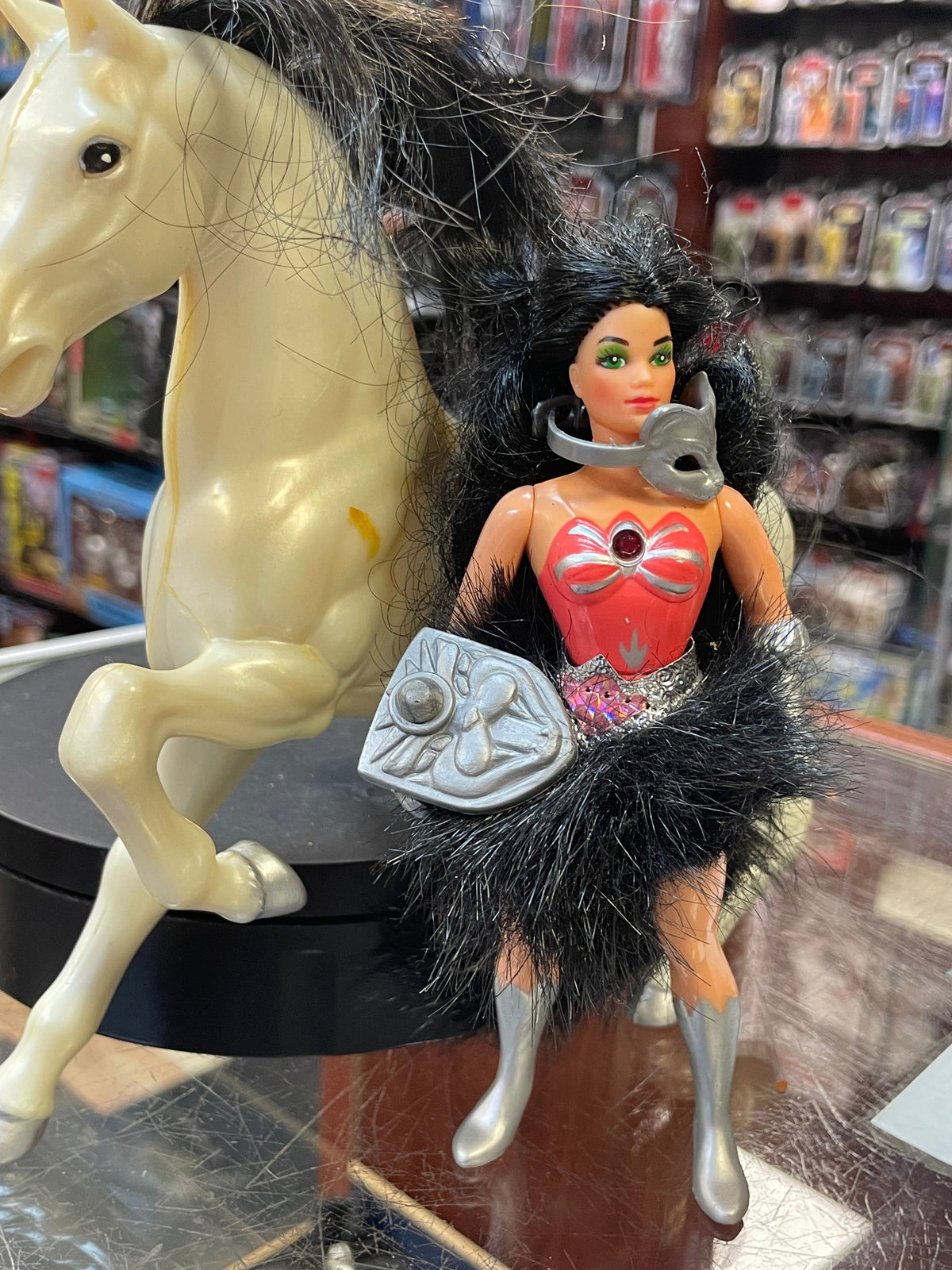 Catra with Storm (Vintage She-Ra, Mattel) Loose product image 2, provided for visual reference and product detail review