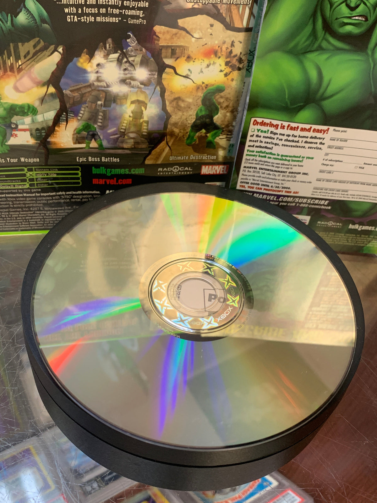 Hulk Ultimate Destruction (Xbox, Marvel, Video Game) **TESTED** product image 3, provided for visual reference and product