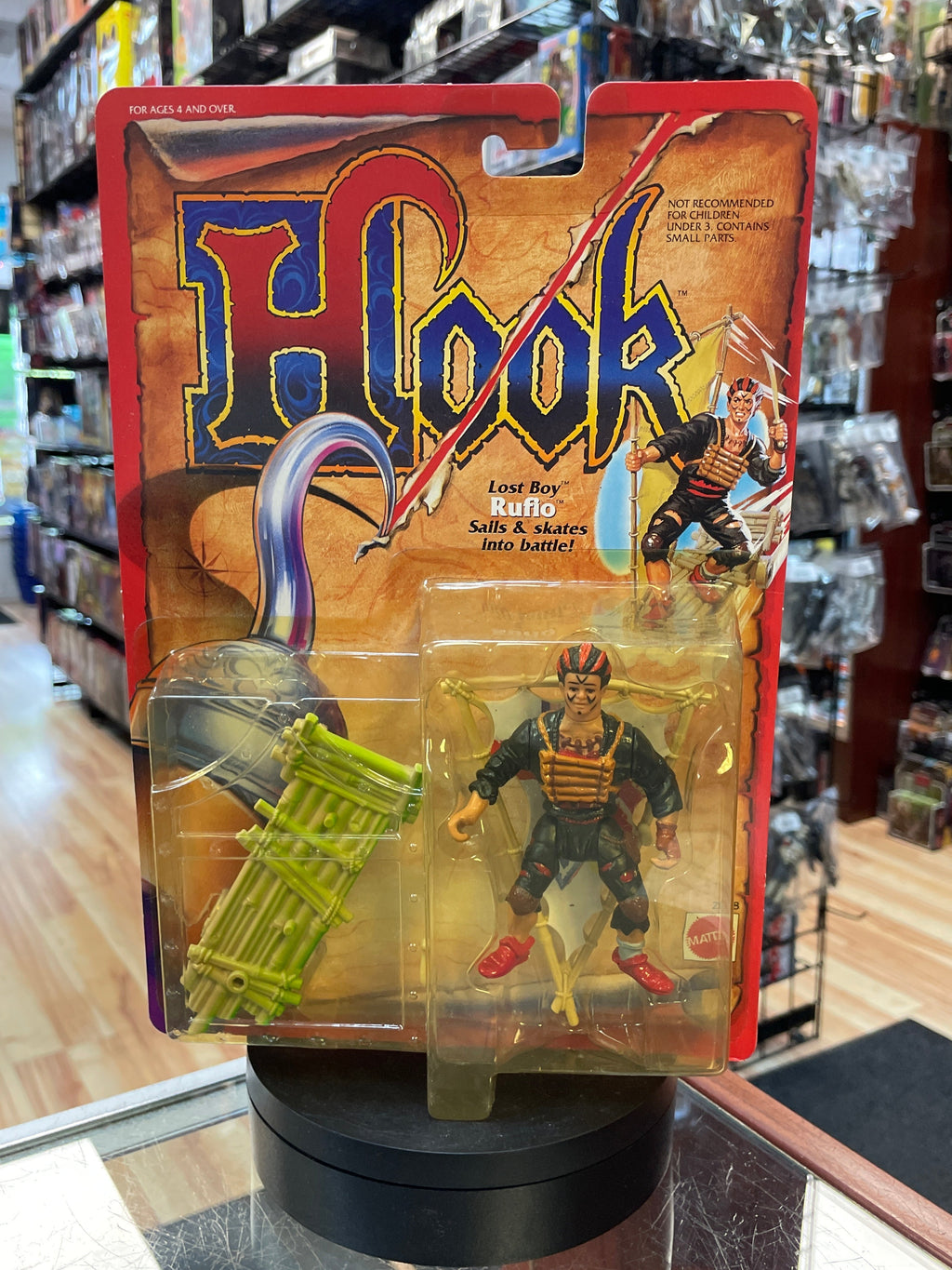 Lost Boy Rufio #2818 (Vintage Hook, Mattel) SEALED product image 1, provided for visual reference and product detail review