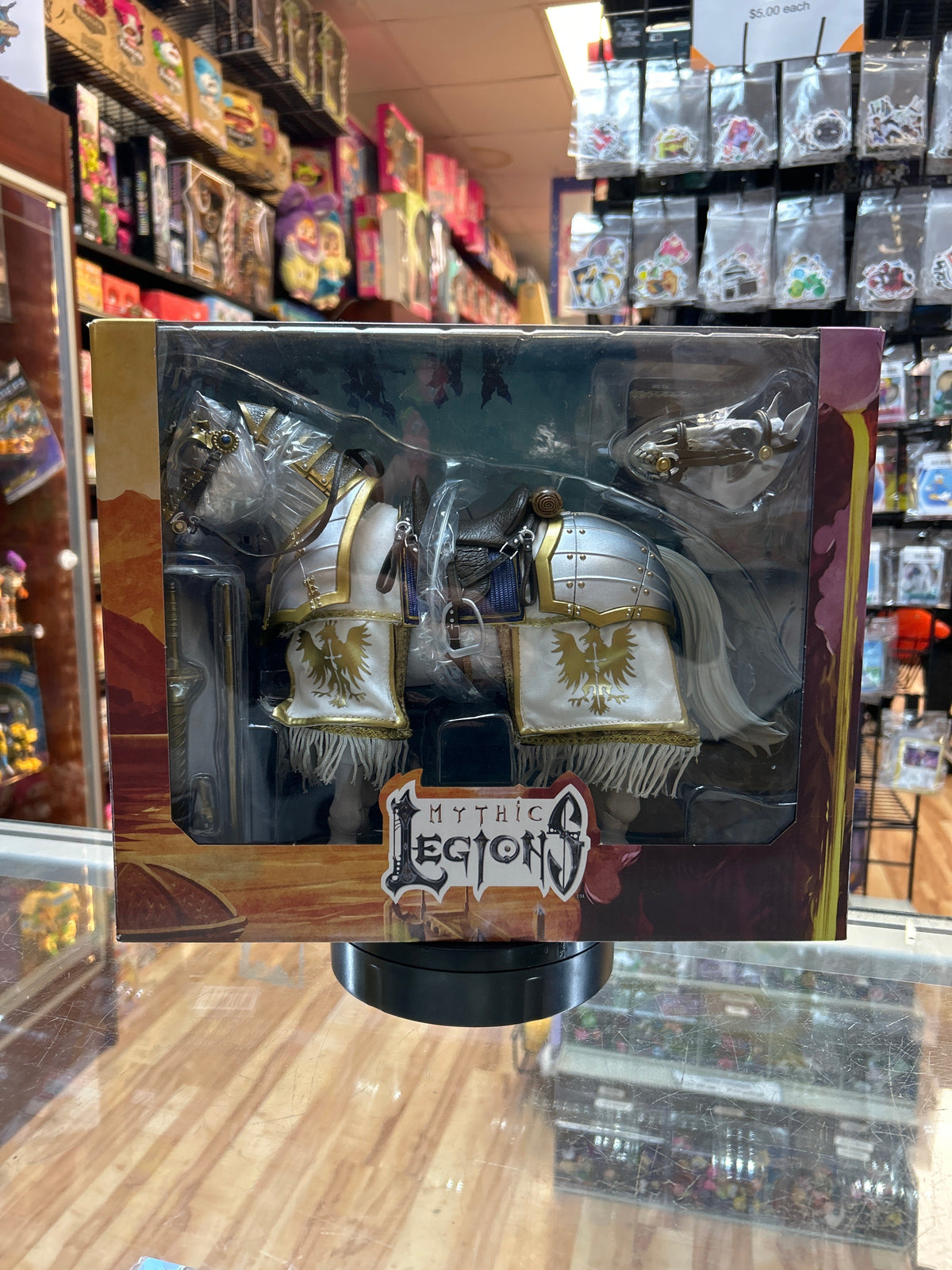 Bishop Deluxe Horse (Mythic Legions, Four Horsemen) **SEALED** product image 1, provided for visual reference and product