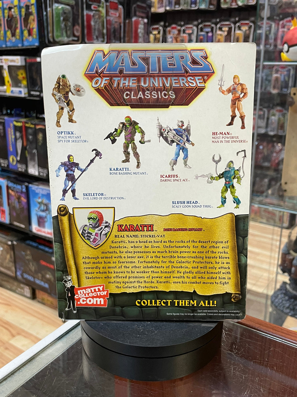 Karatti (MOTU Classics, Mattel) **SEALED** product image 3, provided for visual reference and product detail review