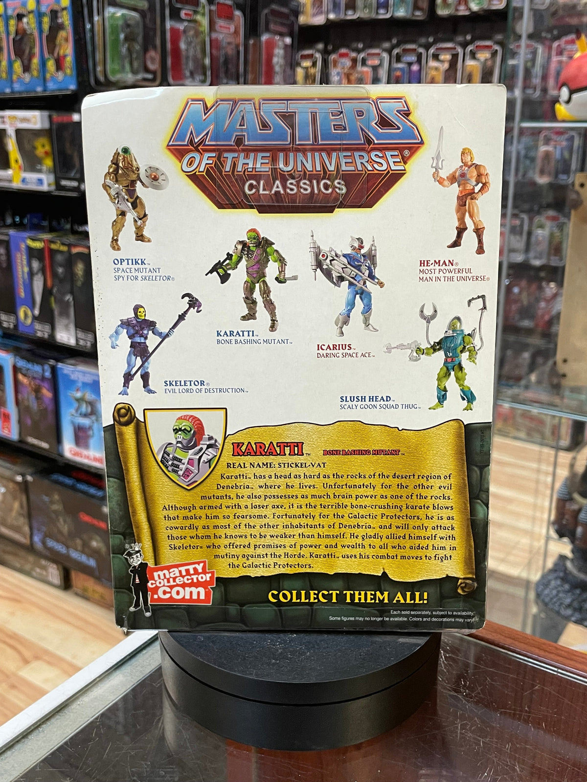 Karatti (MOTU Classics, Mattel) **SEALED** product image 3, provided for visual reference and product detail review