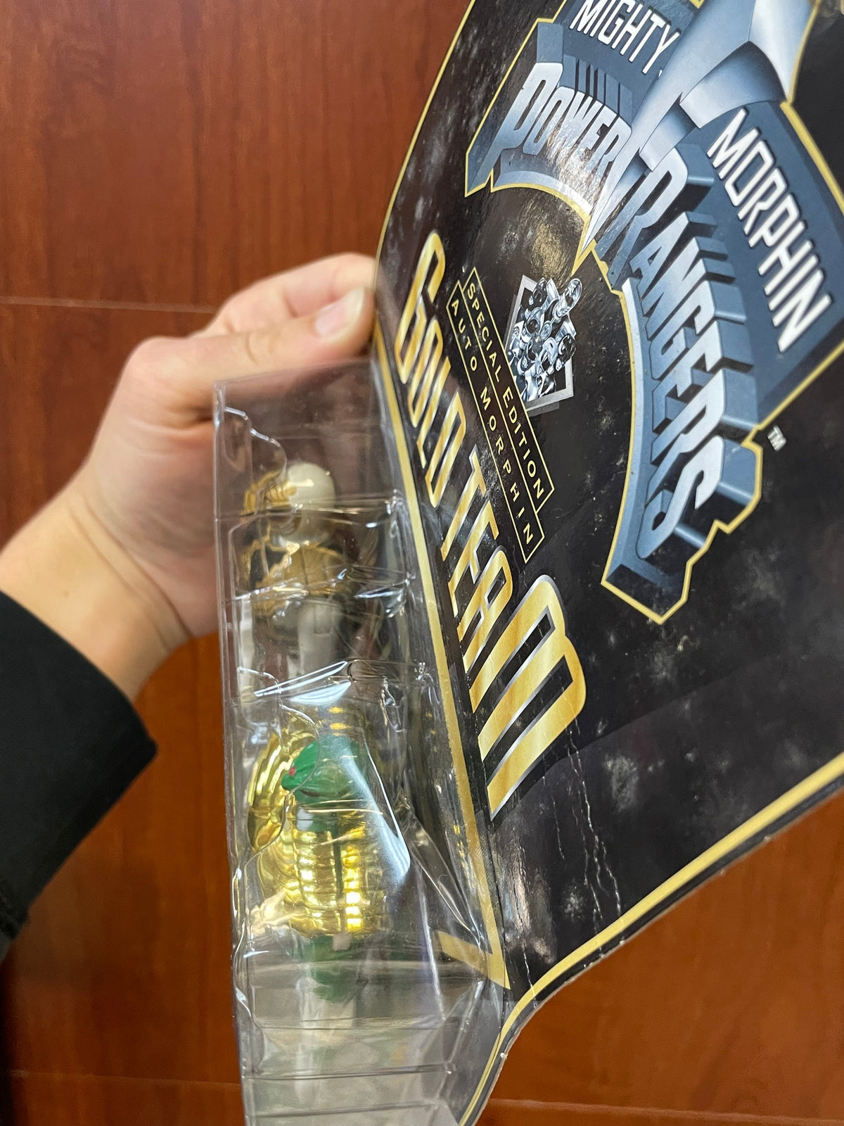 White & Green Ranger GOLD TEAM (Vintage MMPR Power Rangers, Bandai) **SEALED** product image 8, provided for visual