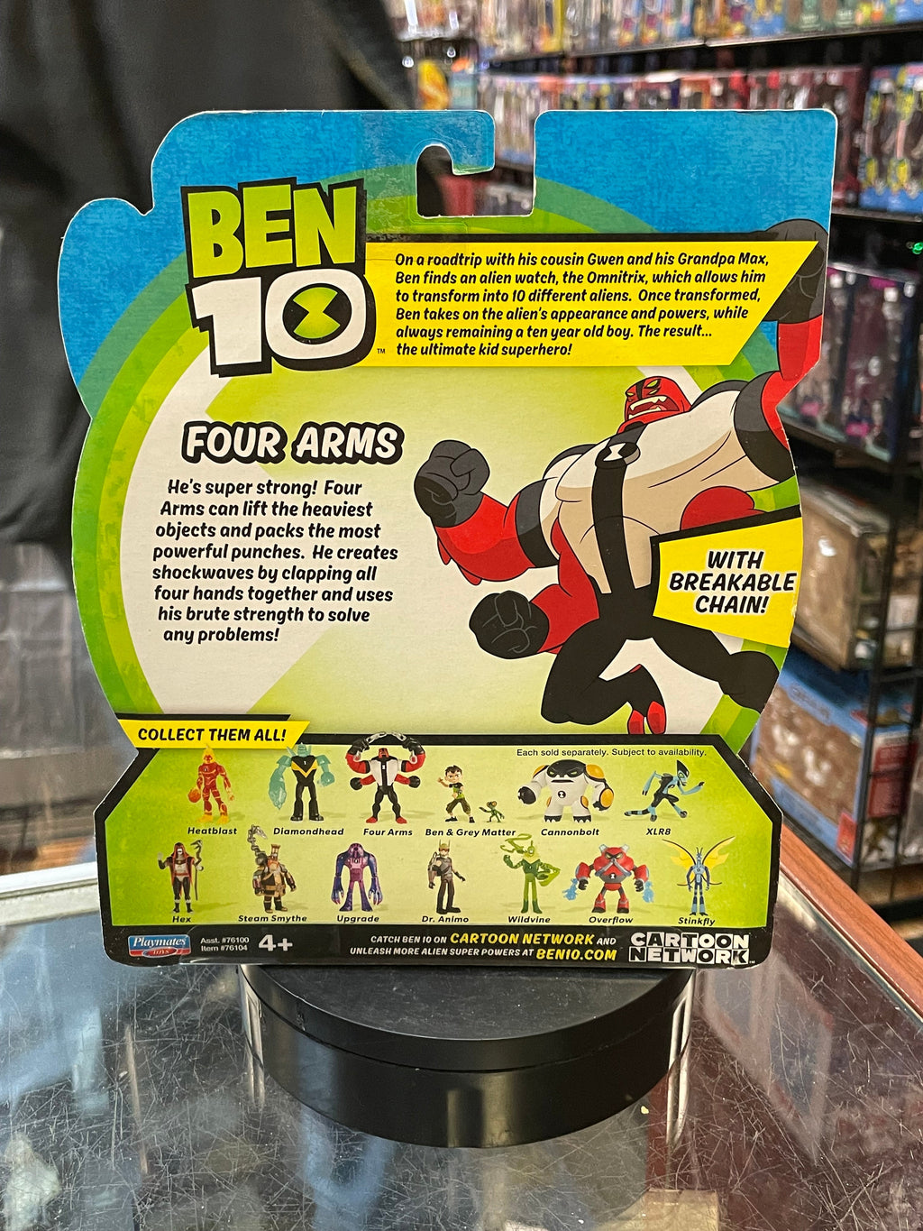 Four Arms (Ben 10, Playmates) *SEALED* product image 2, provided for visual reference and product detail review