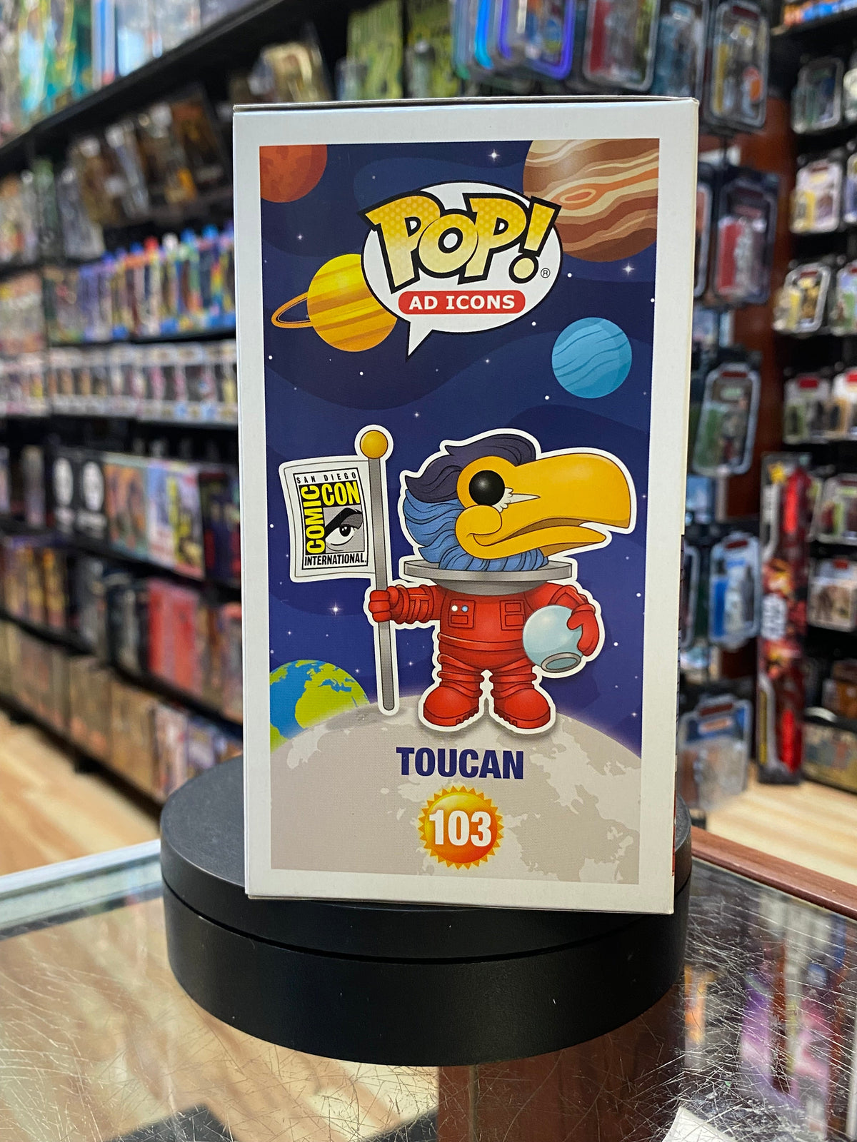 Toucan #103 Museum LE 1000 (Funko Pop, Ad Icons) EXCLUSIVE product image 4, provided for visual reference and product detail