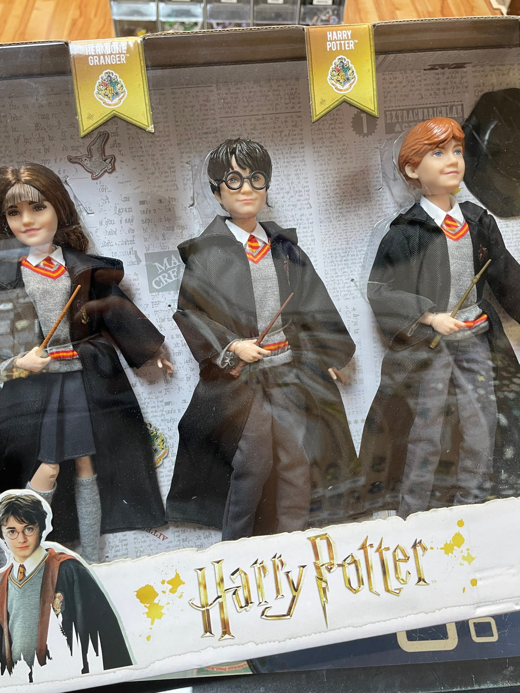 Ron/Hermione/Dumbledore/McGonagall 5 Pack Doll (Harry Potter, Mattel) **SEALED** product image 8, provided for visual