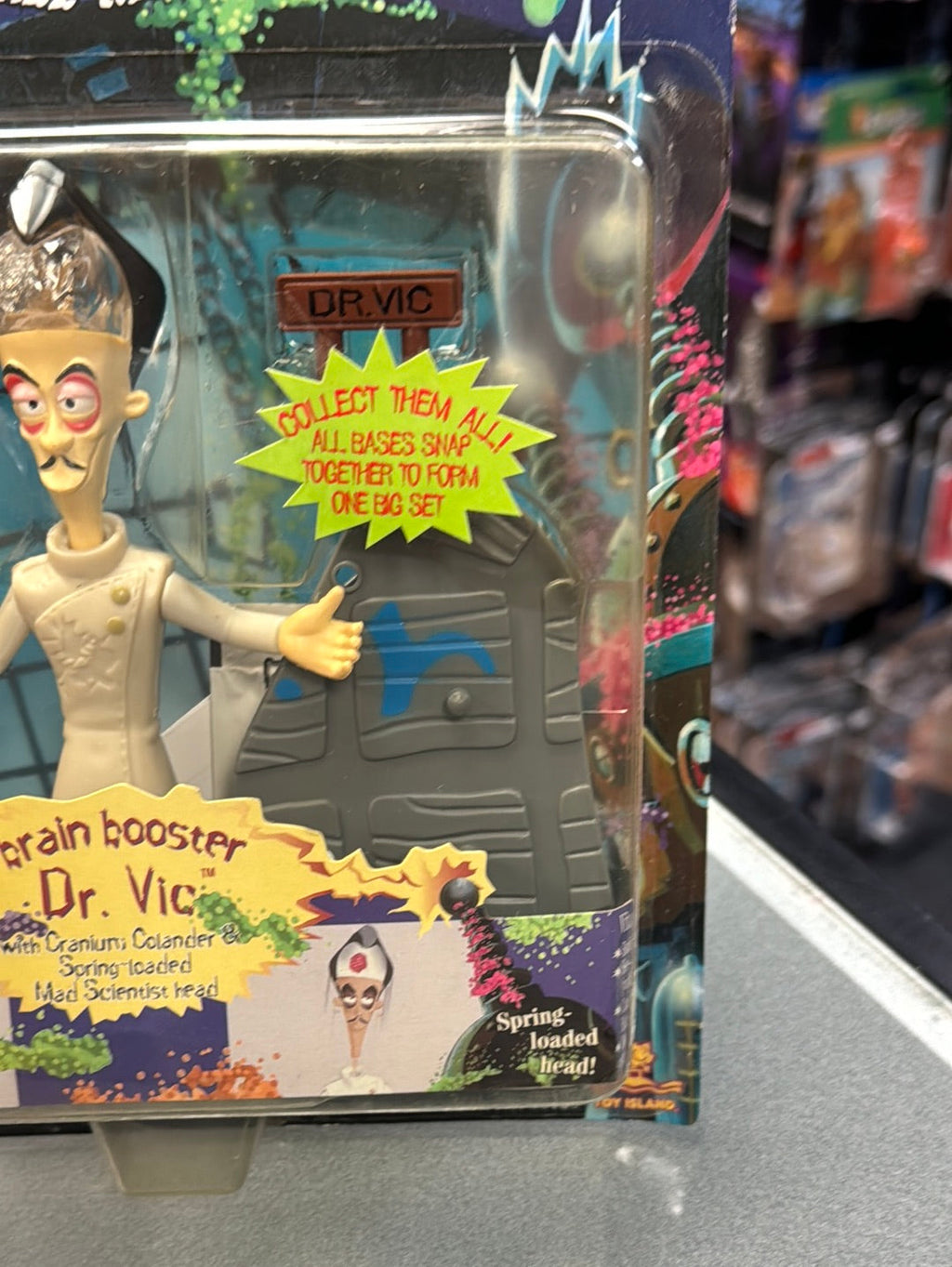 Brain Booster Dr Vic (Vintage Toonsylvania, Toy Island) SEALED product image 4, provided for visual reference and product