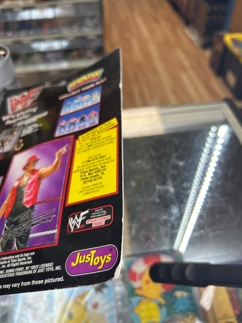 The Godfather (Vintage WWF, JusToys) **SEALED** product image 3, provided for visual reference and product detail review