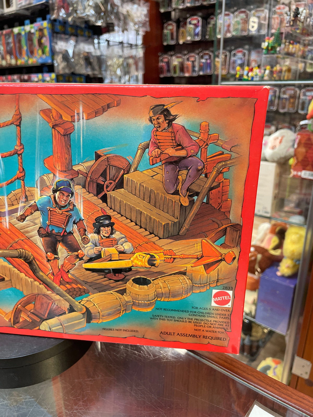 Lost Boy Attack Raft #2833 (Vintage Hook, Mattel) SEALED product image 2, provided for visual reference and product detail
