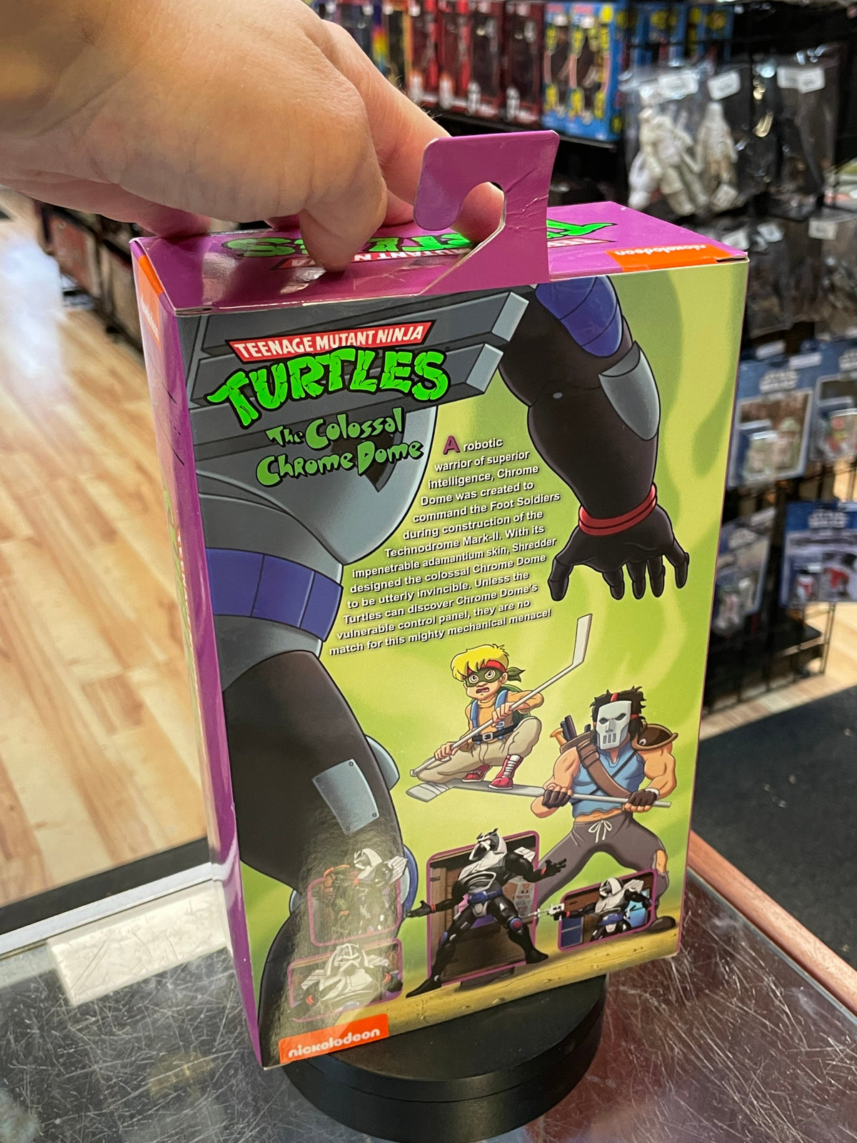 Colossal Chrome Dome (TMNT Ninja Turtles, NECA) **SEALED** product image 3, provided for visual reference and product detail