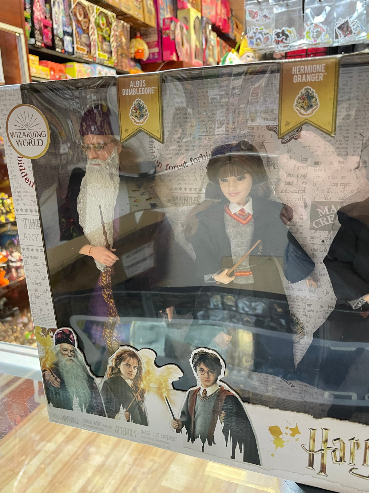 Ron/Hermione/Dumbledore/McGonagall 5 Pack Doll (Harry Potter, Mattel) **SEALED** product image 5, provided for visual