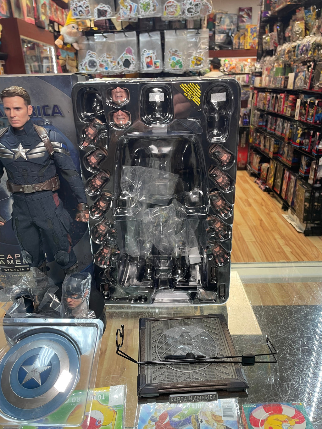 Captain America Stealth Suit 2.0 MMS783 (Captain America The Winter Soldier, Marvel, Hot Toys) **COMPLETE** product image 2,