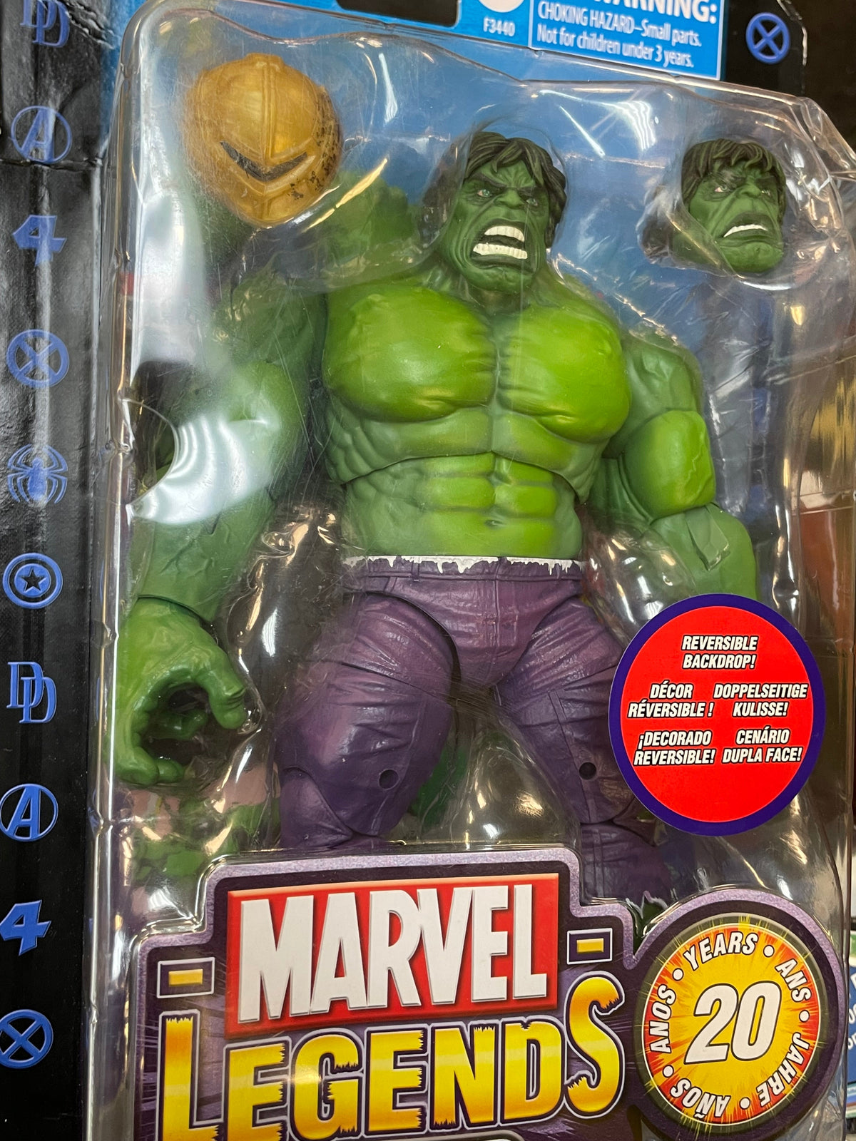 Hulk 20th Anniversary (Marvel Legends, Hasbro) **SEALED** product image 12, provided for visual reference and product detail