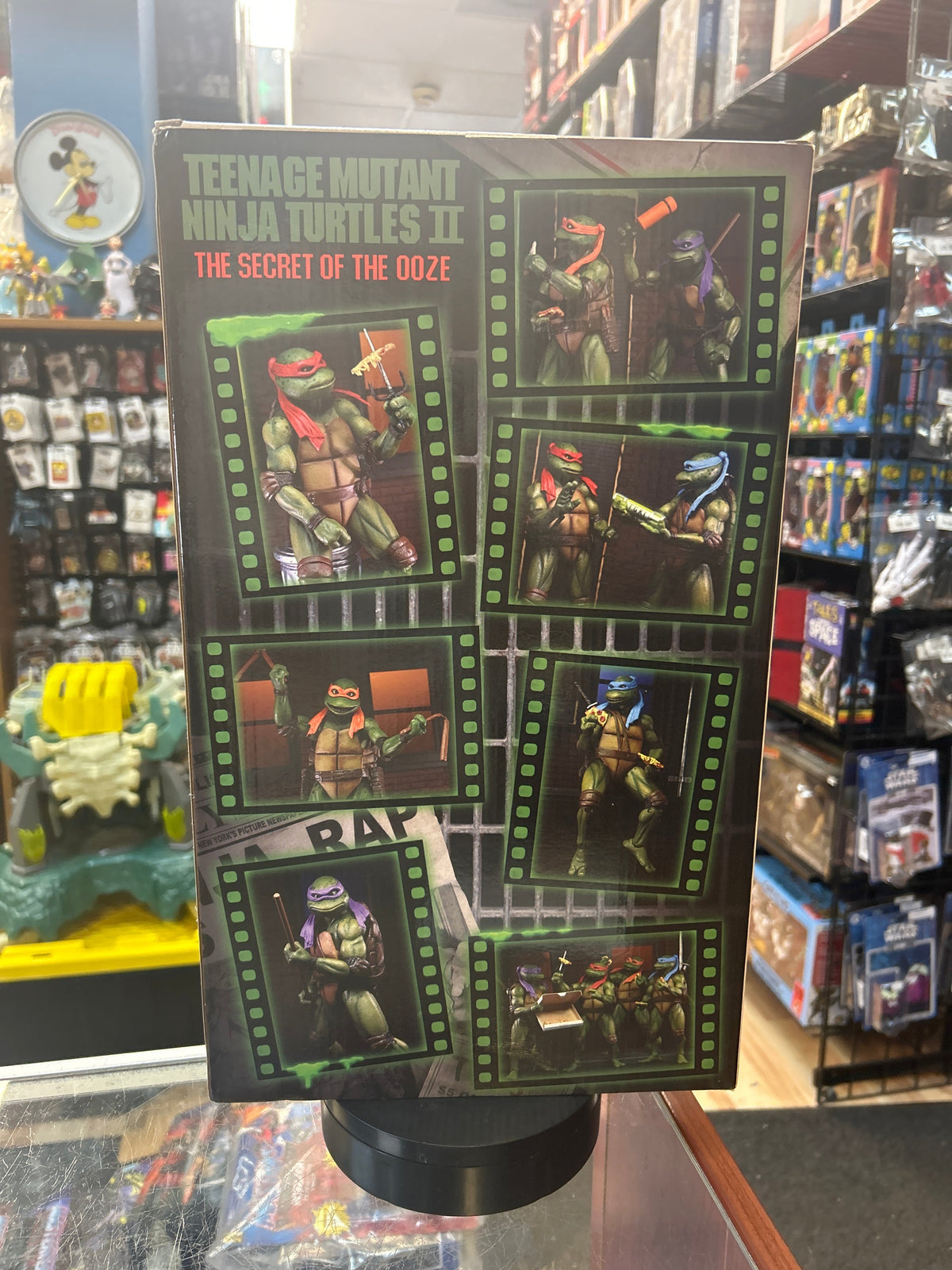 Secret of the Ooze 4 Pack (TMNT Ninja Turtles, NECA) **SEALED** product image 5, provided for visual reference and product