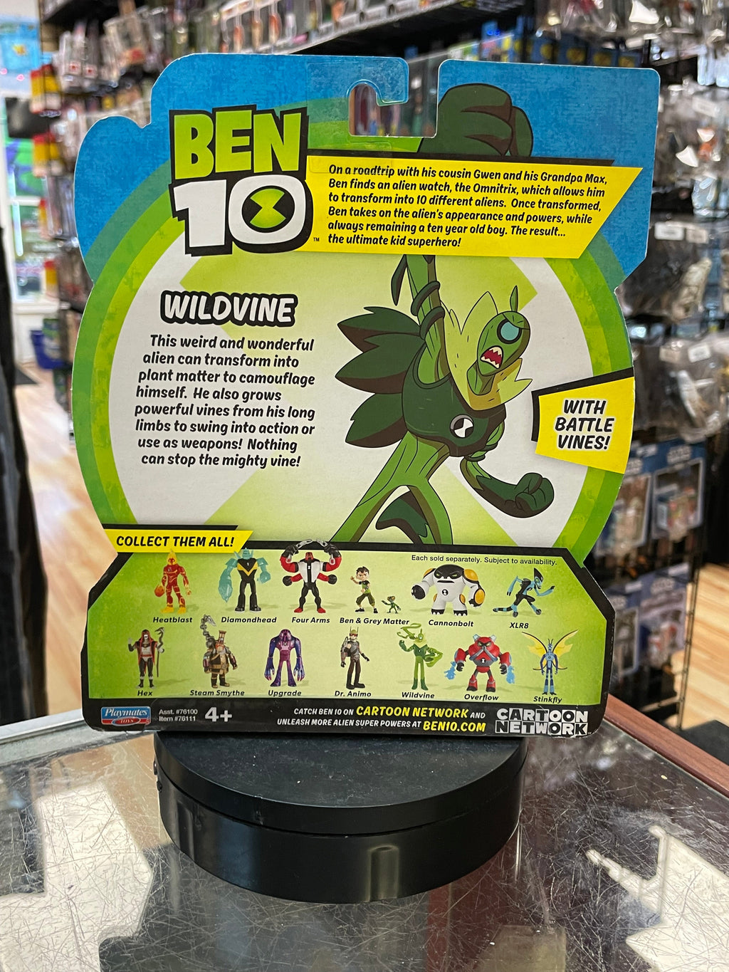 Wildvine (Ben 10, Playmates) *SEALED* product image 2, provided for visual reference and product detail review