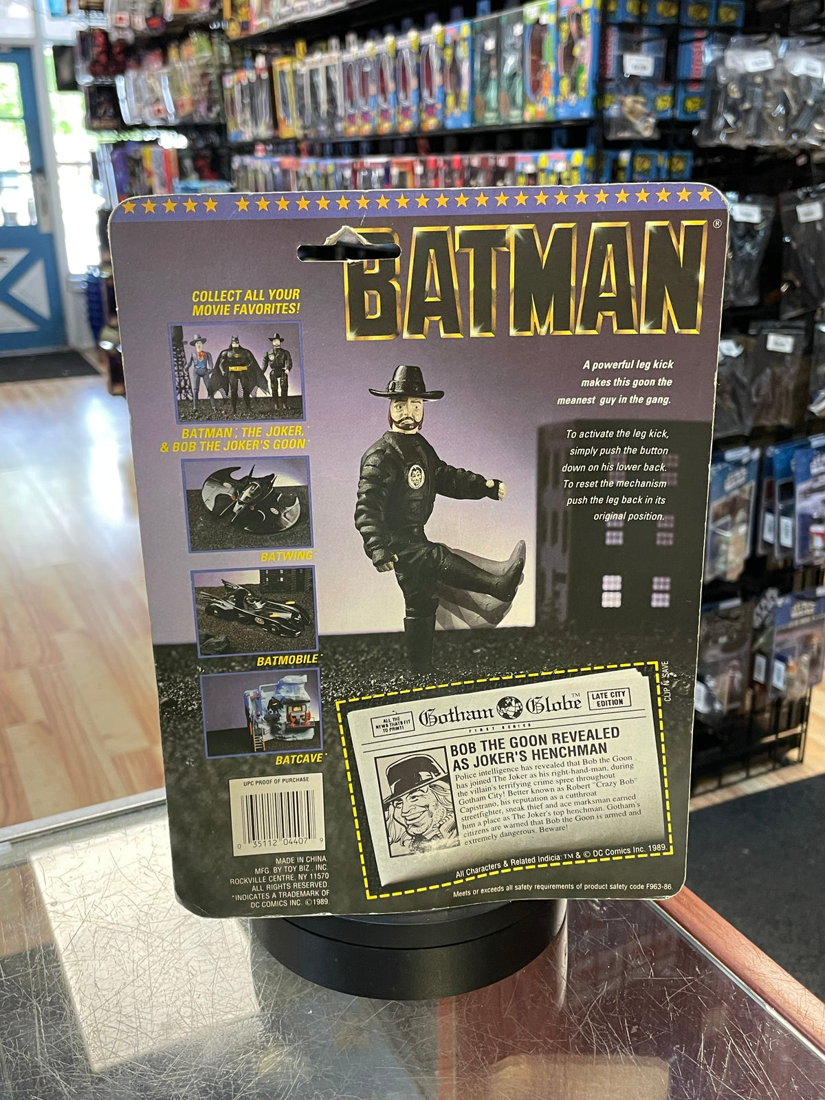 Bob Jokers Goon (Vintage Batman, Kenner) **SEALED** product image 4, provided for visual reference and product detail review