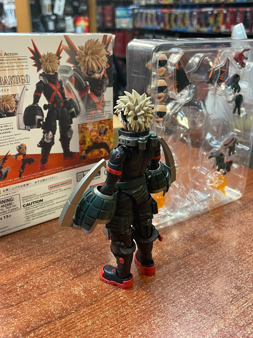 Bakugo -Great Explosion- (SH Figuarts Bandai, My Hero Academia) *COMPLETE* product image 8, provided for visual reference