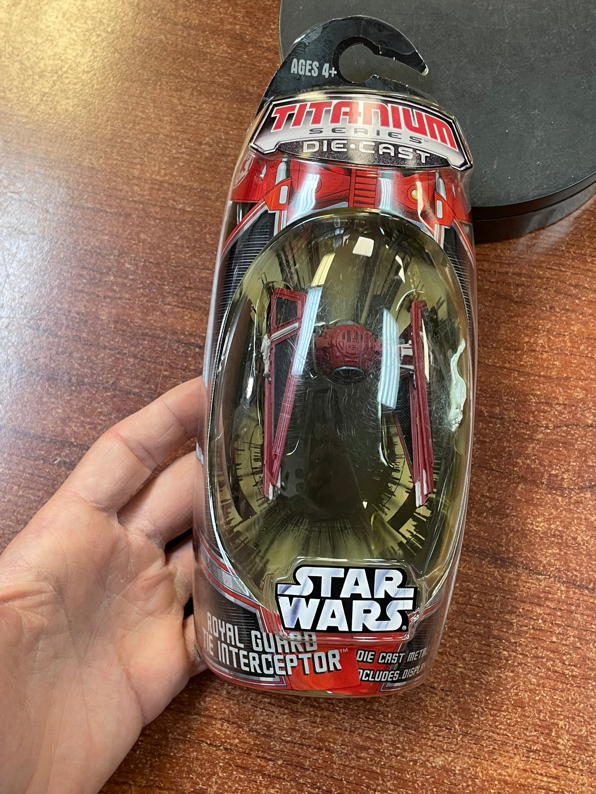Royal Guard Tie Interceptor (Star Wars Titanium Series, Hasbro) SEALED product image 3, provided for visual reference and