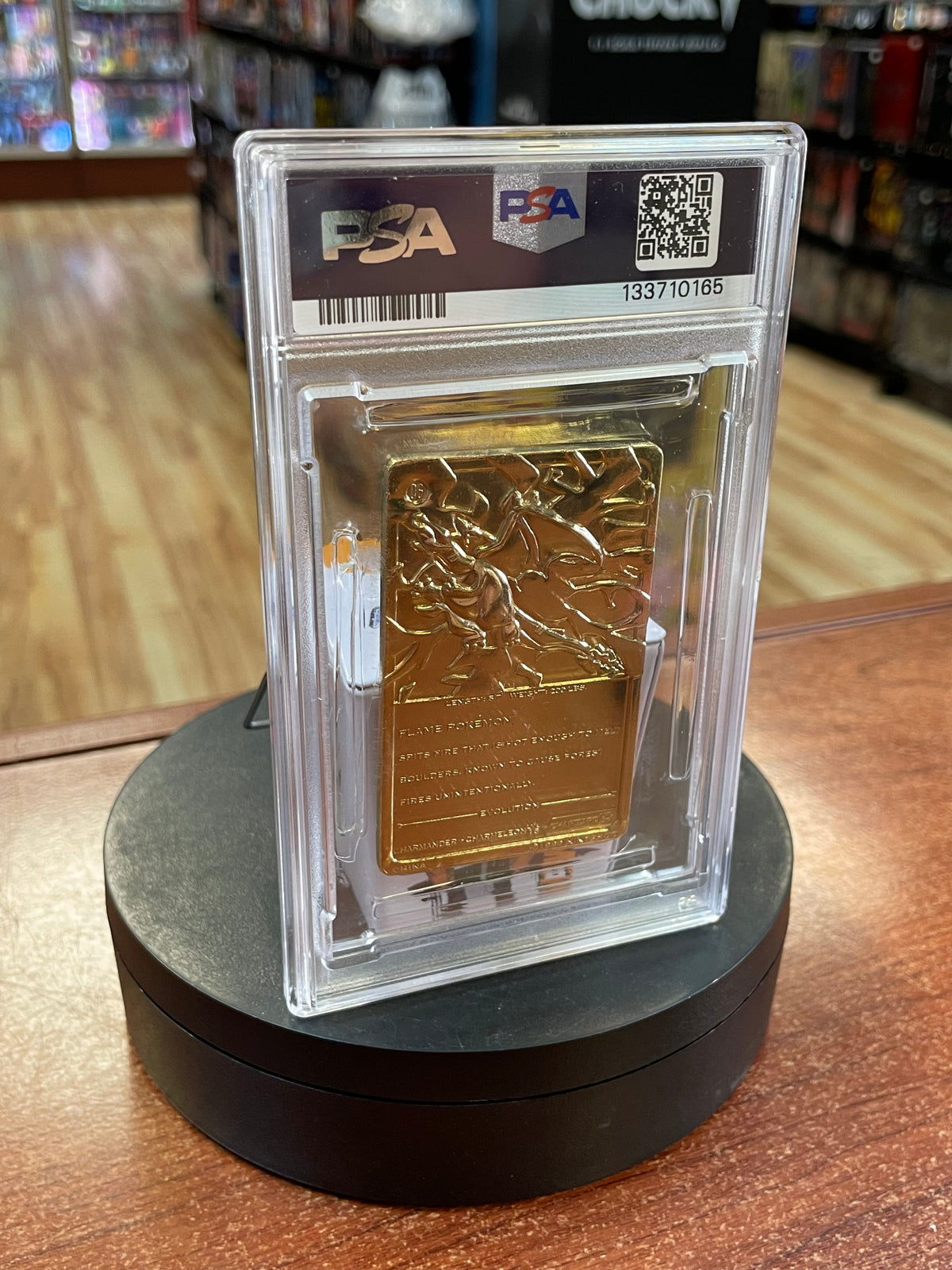 Charizard Burger King Gold Card 0165 (Pokemon, Wizard) **PSA 6** product image 9, provided for visual reference and product