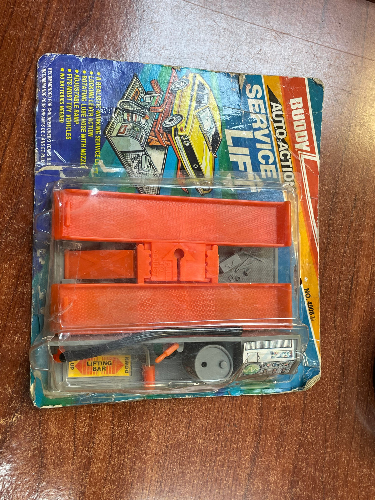 Auto Action Service Lift toy (Vintage Buddy L) SEALED product image 4, provided for visual reference and product detail