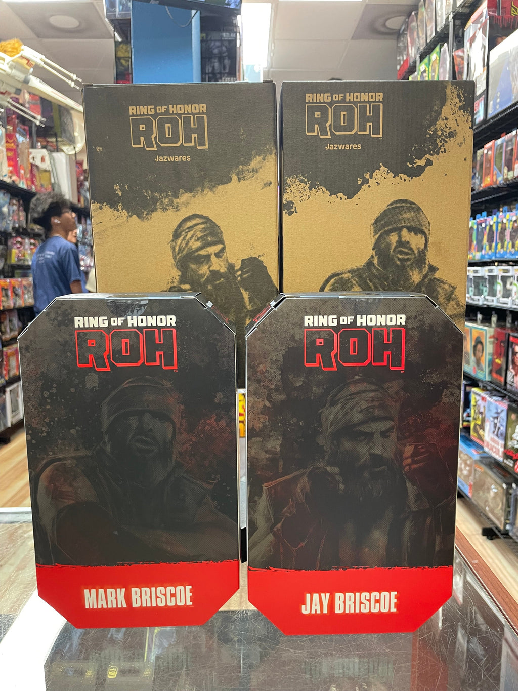 Mark & Jay Briscoe ROH (AEW Wrestling, Jazwares) **SEALED** product image 1, provided for visual reference and product