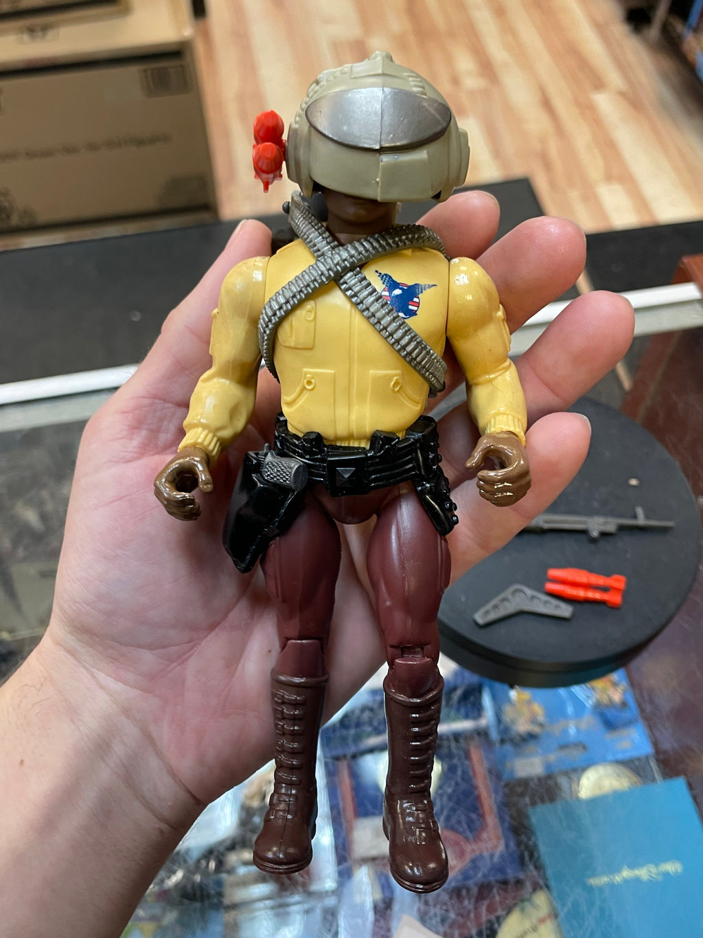 Turbo Eddie Hayes (Vintage Rambo, Coleco) **COMPLETE** product image 8, provided for visual reference and product detail