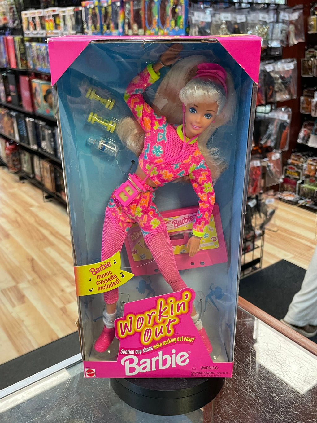 Working Out Barbie #17317 (Vintage Barbie, Mattel) **SEALED** product image 1, provided for visual reference and product